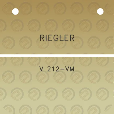 riegler-v-212-vm