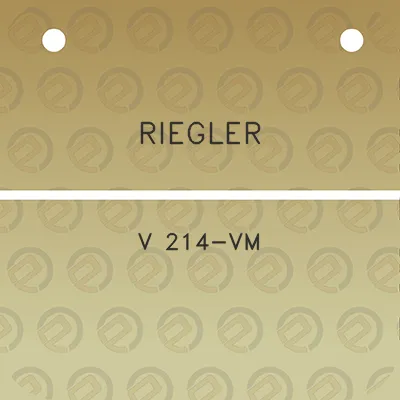 riegler-v-214-vm