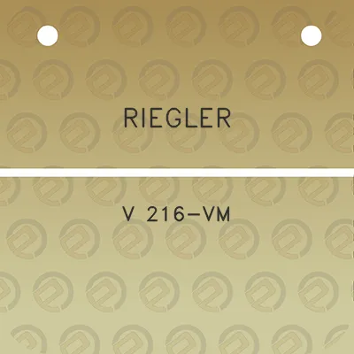 riegler-v-216-vm