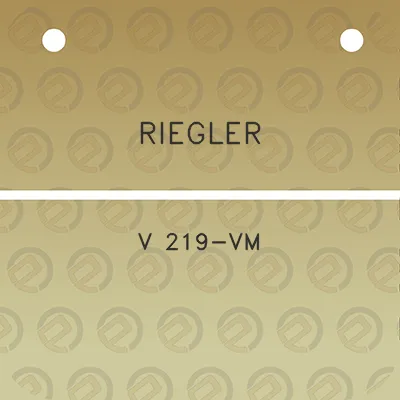 riegler-v-219-vm