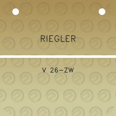 riegler-v-26-zw