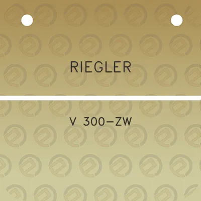 riegler-v-300-zw