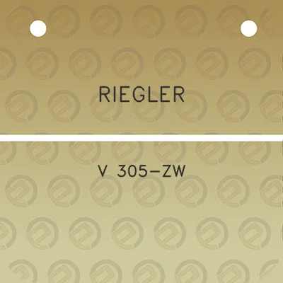 riegler-v-305-zw