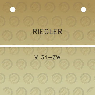 riegler-v-31-zw