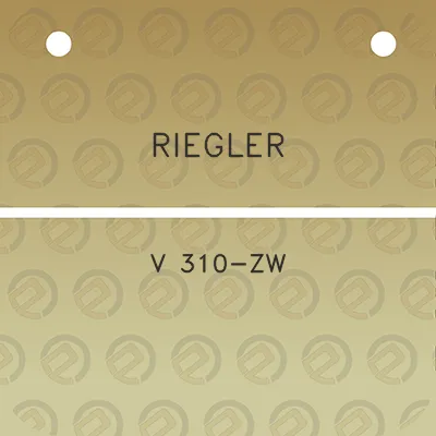 riegler-v-310-zw