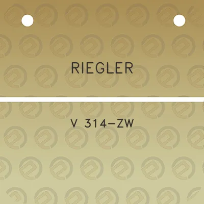 riegler-v-314-zw