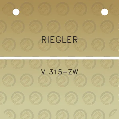 riegler-v-315-zw