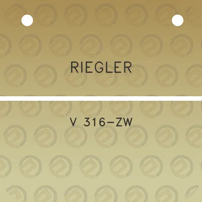 riegler-v-316-zw