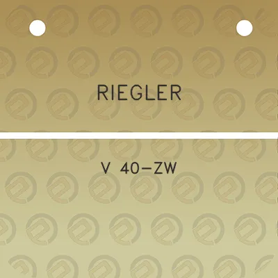 riegler-v-40-zw