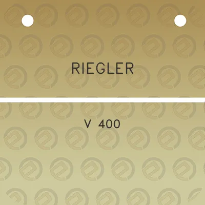 riegler-v-400