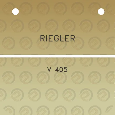 riegler-v-405