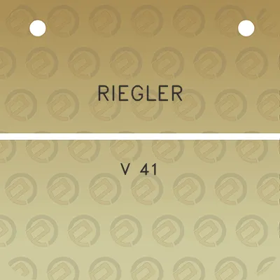 riegler-v-41