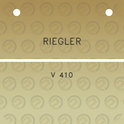 riegler-v-410