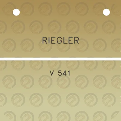 riegler-v-541