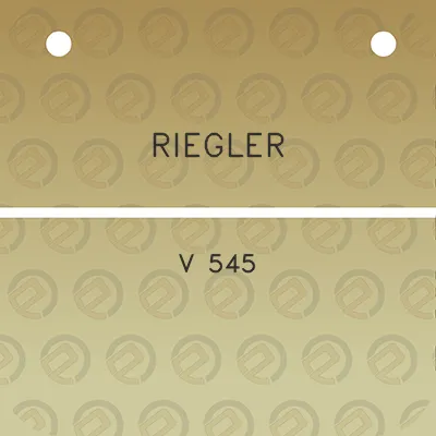 riegler-v-545