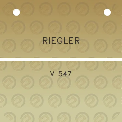 riegler-v-547