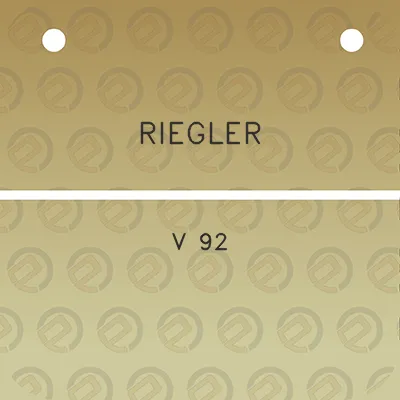 riegler-v-92