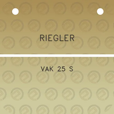 riegler-vak-25-s