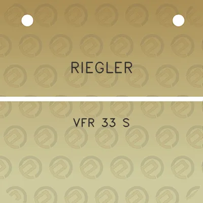 riegler-vfr-33-s