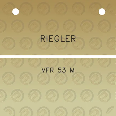 riegler-vfr-53-m