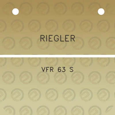 riegler-vfr-63-s