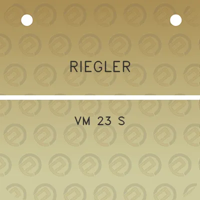 riegler-vm-23-s