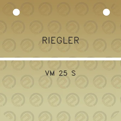 riegler-vm-25-s