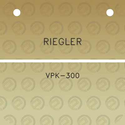 riegler-vpk-300