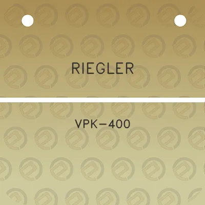 riegler-vpk-400