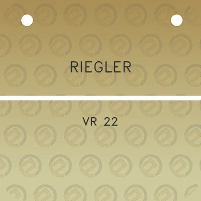 riegler-vr-22