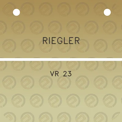 riegler-vr-23