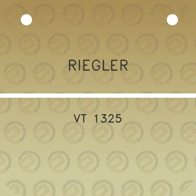 riegler-vt-1325