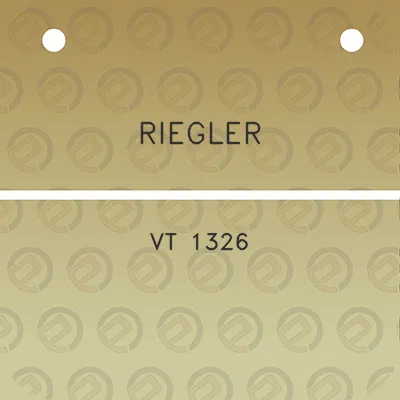 riegler-vt-1326