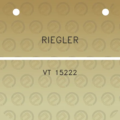 riegler-vt-15222