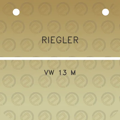 riegler-vw-13-m