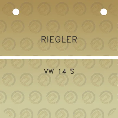 riegler-vw-14-s