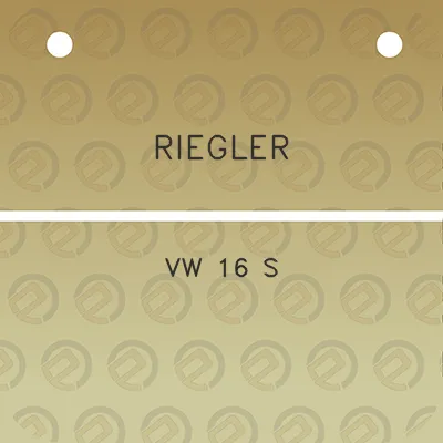 riegler-vw-16-s