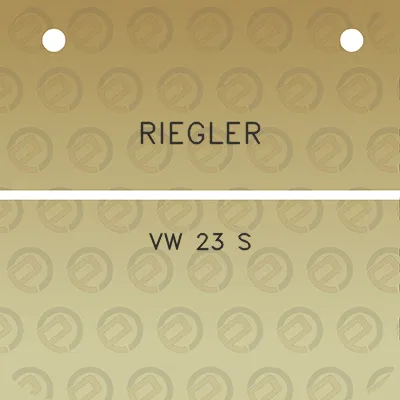 riegler-vw-23-s