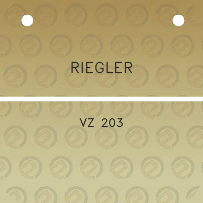 riegler-vz-203