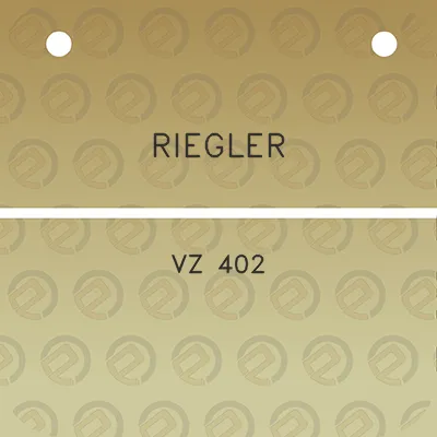 riegler-vz-402