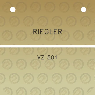 riegler-vz-501