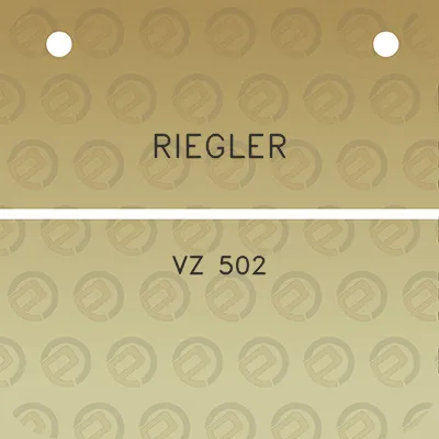 riegler-vz-502