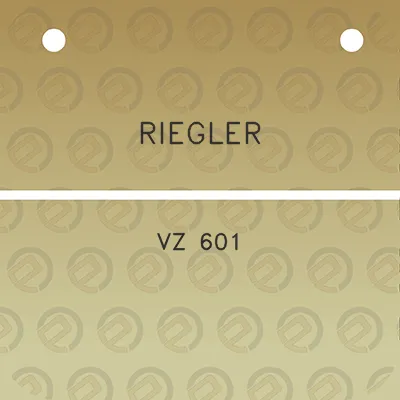 riegler-vz-601