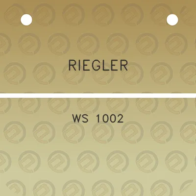 riegler-ws-1002