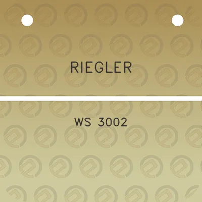 riegler-ws-3002