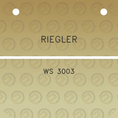 riegler-ws-3003