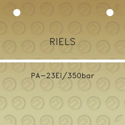 riels-pa-23ei350bar