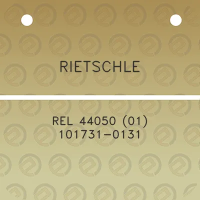 rietschle-rel-44050-01-101731-0131