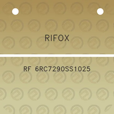 rifox-rf-6rc7290ss1025