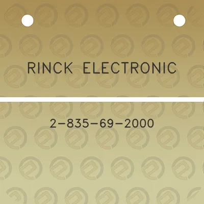 rinck-electronic-2-835-69-2000